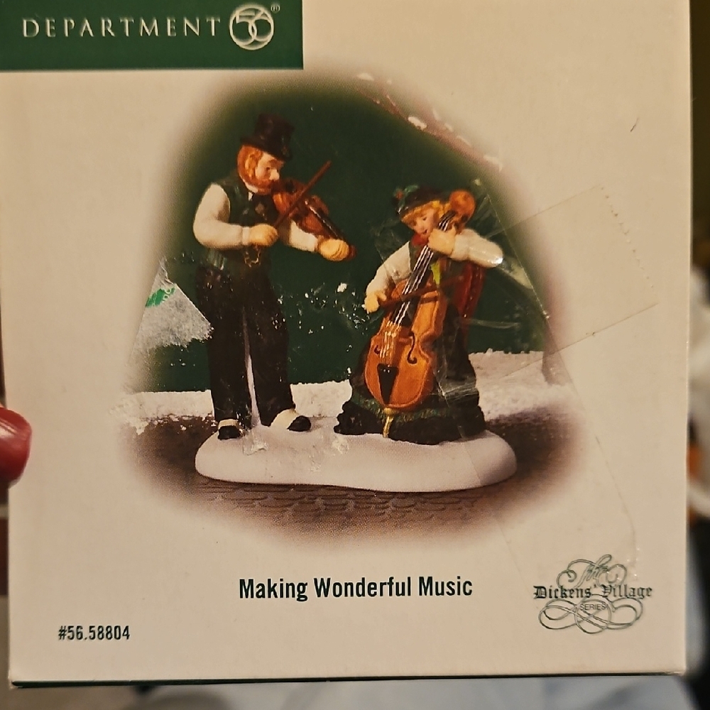 Department 56 Dickens Village Musical Duo Figurine